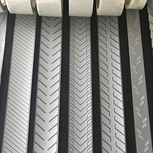 亮银FH（中国）热贴膜斜纹刻条 可定制花纹