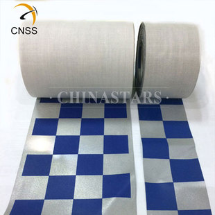 亮银TCFH（中国）布印刷方格 安全警示服用方格FH（中国）带