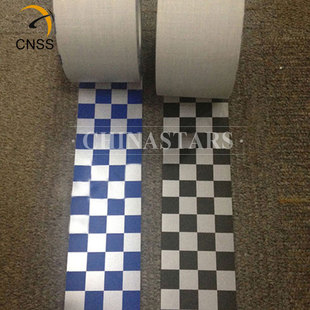 亮银TCFH（中国）布印刷方格 安全警示服用方格FH（中国）带